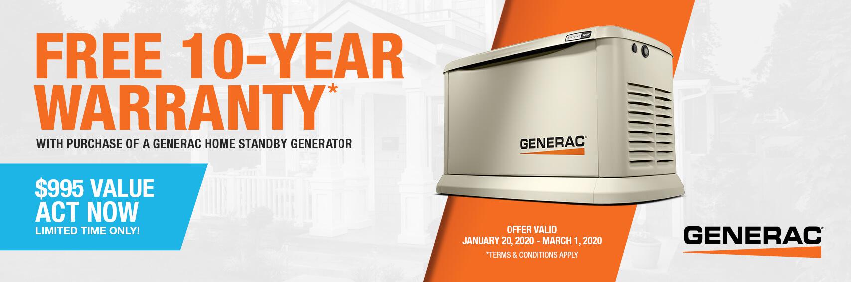 Homestandby Generator Deal | Warranty Offer | Generac Dealer | Smithville, MO